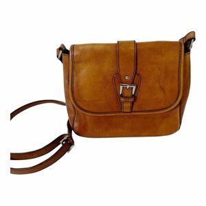 Etienne Aigner Vintage 90’s Leather Saddle Tan Shoulder Bag Crossbody Purse